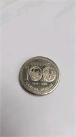 Winnipeg 100 Canada Dollar Coin 1874-1974