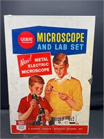 Vintage Microscope Lab Set Gilbert Career