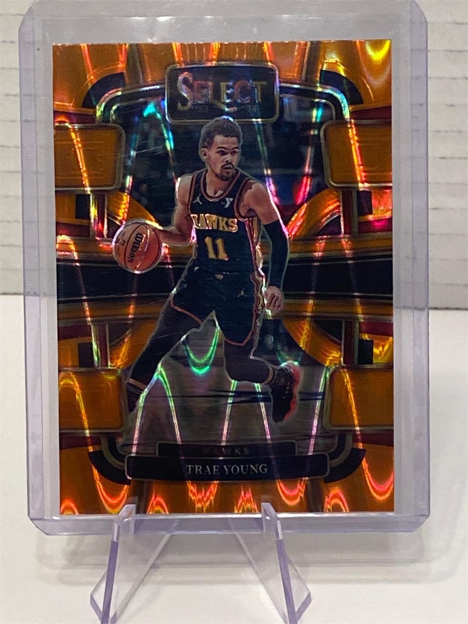 Tre Young Panini Select Orange