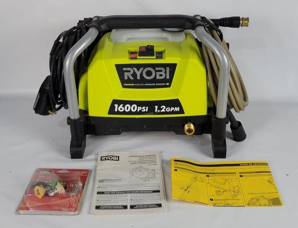 Ryobi Ry141600 Electric Pressure Washer