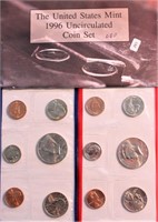 1996 MINT SET W 1996 W DIME