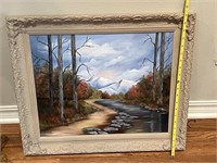 Decorative Framed Oil Painting