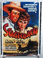 Stagecoach Backlit Film Poster