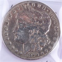 Coin 1879-CC  Morgan Silver Dollar VG