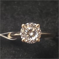 $1550 10K Moissanite(0.9ct) Ring