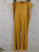 NEW MUSTARD PANTS WITH LACE UP SIDES SIZE 20 NWT B