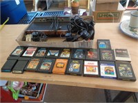 VINTAGE ATARI SYSTEM WITH GAMES