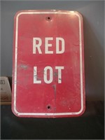 Red lot sign