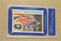 Graded Bob Lanier Basketball Card