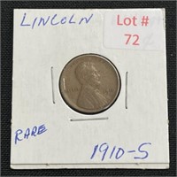 1910-S Lincoln Head Cent