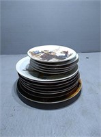 Lot of norman Rockwell plates