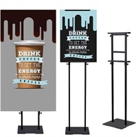 SCZS Heavy Duty Floor Poster Standing Display