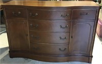 VINTAGE BOW FRONT DUNCAN PHYFE BUFFET