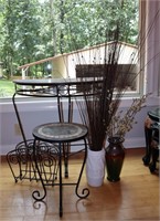 Entry Table, Plant Stand, Decorative Vases++