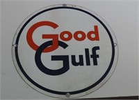 Good Gulf Metal Sign
