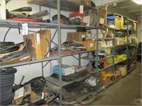 LOT, APPROX 13' METAL SHELVING  (MUST BE EMPTY