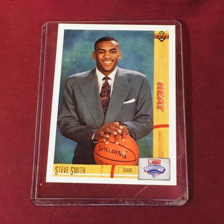 1991 UD Steve Smith NBA Basketball Card