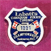 1991 Labatt's Canadian Police Curling Pin