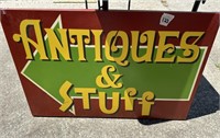 ANTIQUES & STUFF STORE SIGN