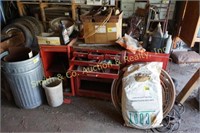 ROLLING TOOLBOX & CONTENTS, HYDRAULIC HOSE,