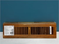 18" Allen & Roth Solid Oak Baseboard Diffuser