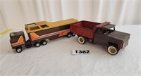 (2) Metal Truck Toys