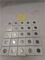 BUFFALO NICKELS LOT OF 25 COINS (VISIBLE DATES)