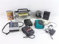 6 Walkman dont 4 Sony, radio portative Fuji Denki