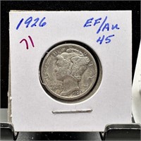 1926 MERCURY SILVER DIME