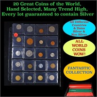 20 Great Coins of the World, hand selected, many t