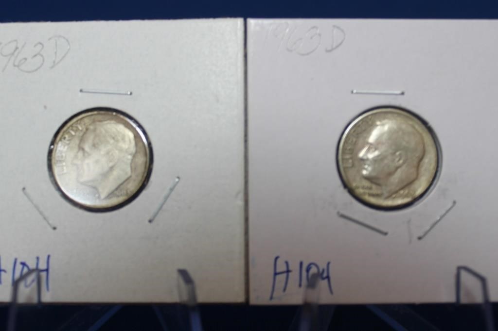 1963 D 1963 D Roosevelt Dime