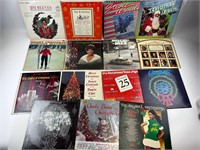 Assorted Christmas Vinyl Records