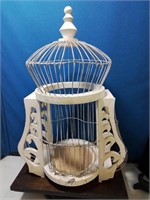 Decorative bird cage 18 inches tall