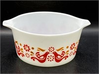 Pyrex Friendship Birds Casserole Dish