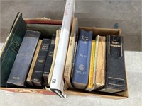 Vintage, WV book, Bibles and misc books