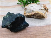 MIXED ROUGH ROCK ROCK STONE LAPIDARY SPECIMEN