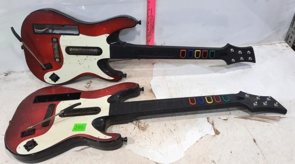 Guitar Hero Guitars. Some Parts Missing