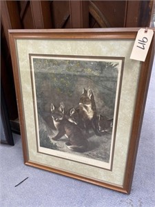 Framed/Matted Wildlife Pic 29" x 35"