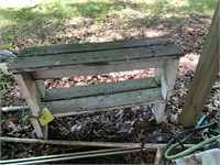 (2) Wood Benches