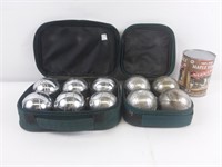 10 boules de pétanques - Bocce balls