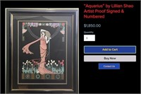 11 - LILLIAN SHAO AQUARIUS SIGNED & NUMBERED (N12)