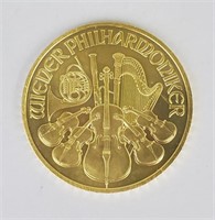 2009 One Ounce Fine Gold Austria Philharmonic.