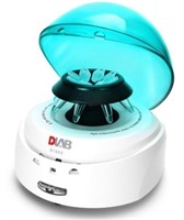 DLAB D1008 Mini Centrifuge with blue lid. Includes
