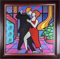 Valter Morais Embellished "The Tango" Canvas