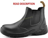 Mens Chelsea Work Boots Steel Toe 7US