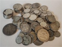 US Silver Lot- $25.50 in 90% silver + $8.00 in 40%