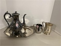 (5) Pieces Silver Plate