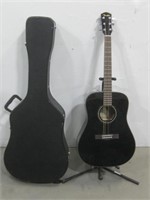 40" Fender Acoustic Guitar W/Case See Info