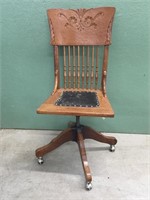 Antique desk chair