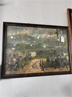 Framed Print "Battle of Kenasaw Mountain"